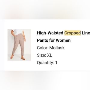 Old navy linen pants